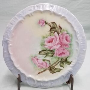 Wall Trivet Floral Decorative Vintage Hand Painted